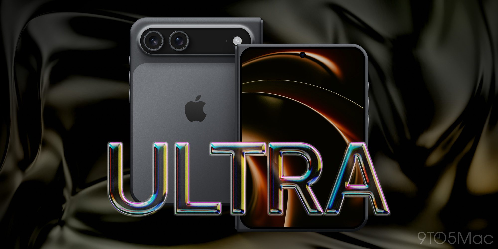 Trendforce says hi-tech glue could be key to an invisible crease in the iPhone Ultra (render shown)
